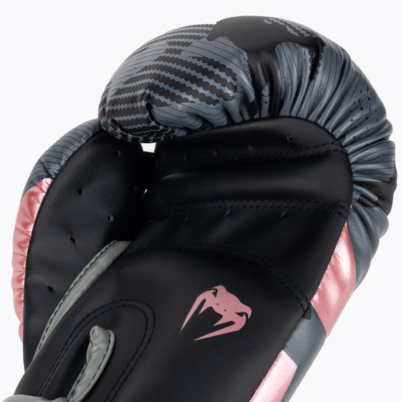 Rękawice bokserskie Venum Elite black/pink gold 4