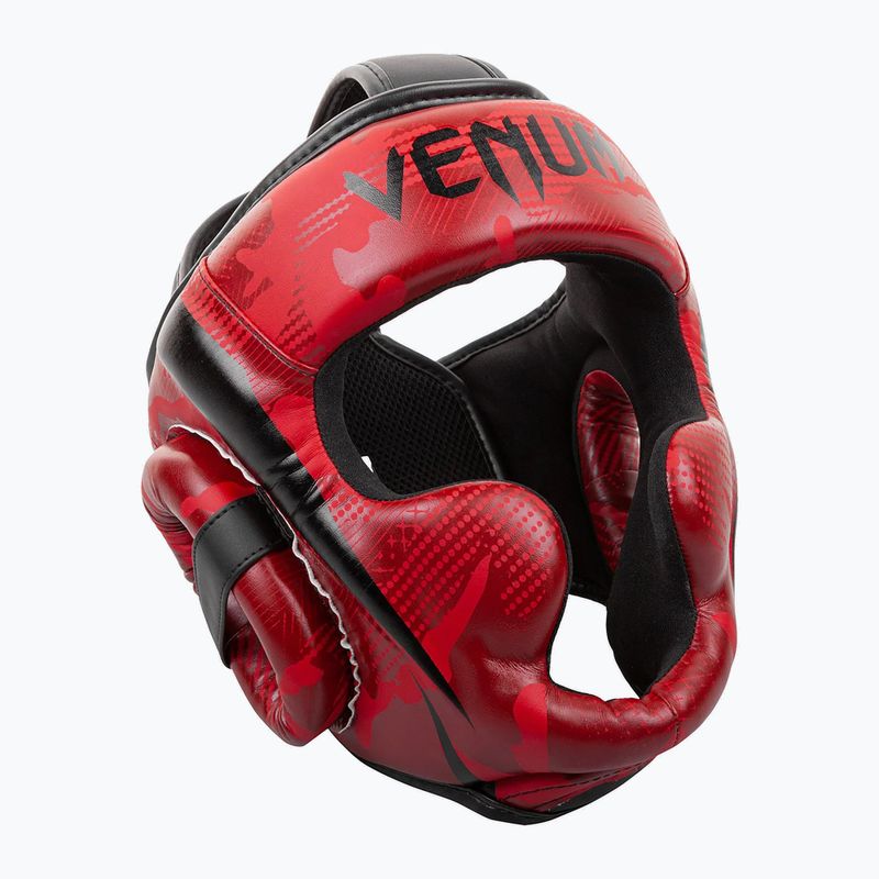 Kask bokserski Venum Elite red camo 5