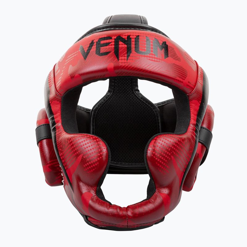 Kask bokserski Venum Elite red camo 6