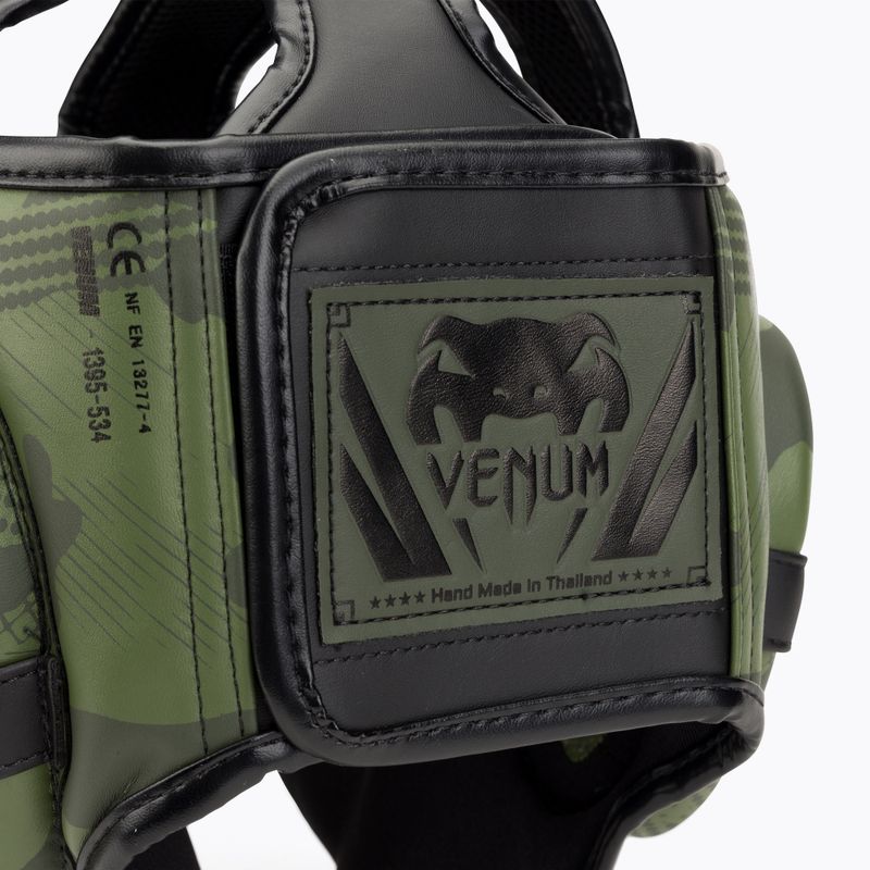 Kask bokserski Venum Elite khaki camo 4