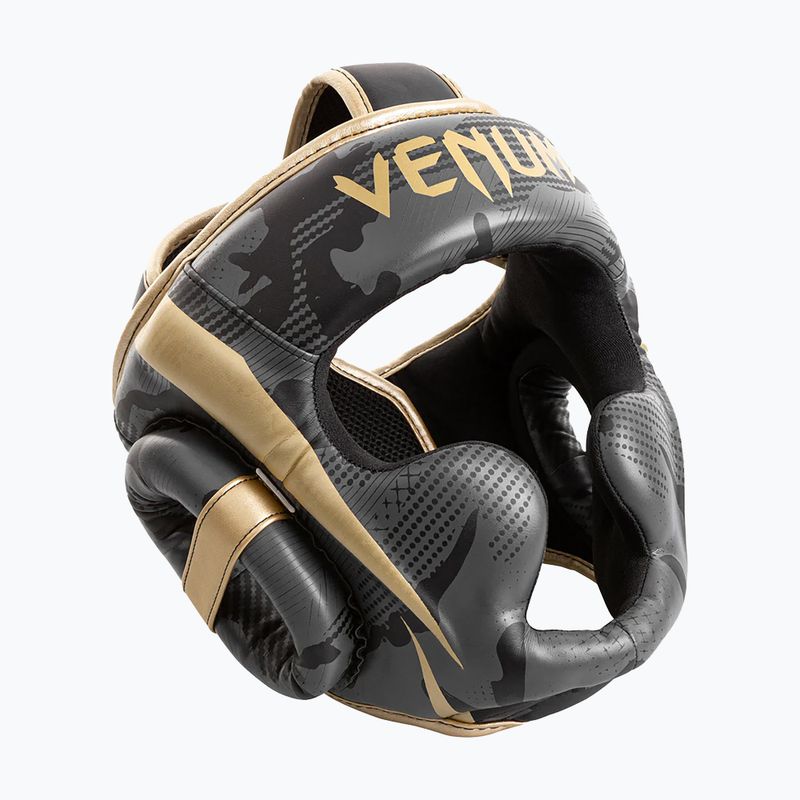 Kask bokserski Venum Elite grey/gold 5