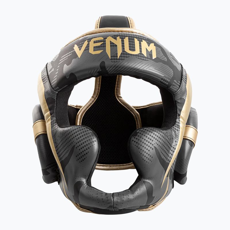 Kask bokserski Venum Elite grey/gold 6