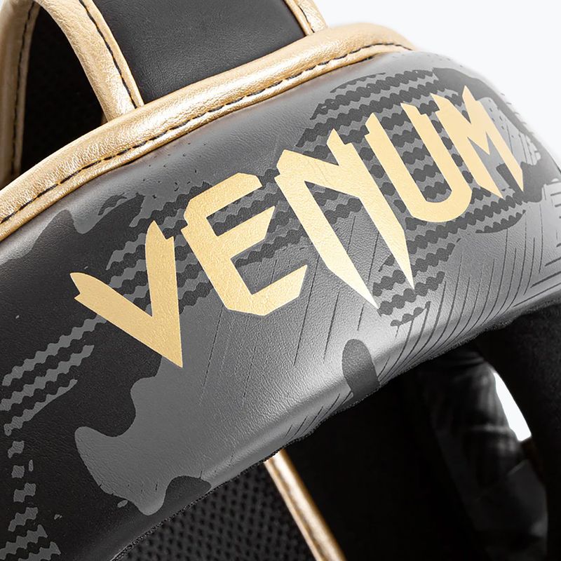 Kask bokserski Venum Elite grey/gold 8