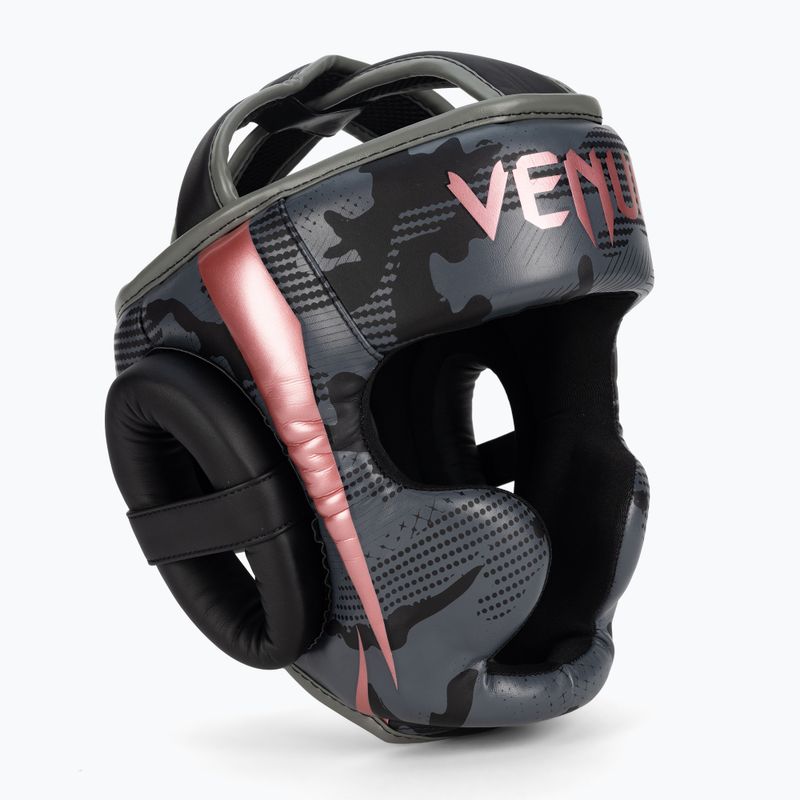 Kask bokserski Venum Elite black/pink