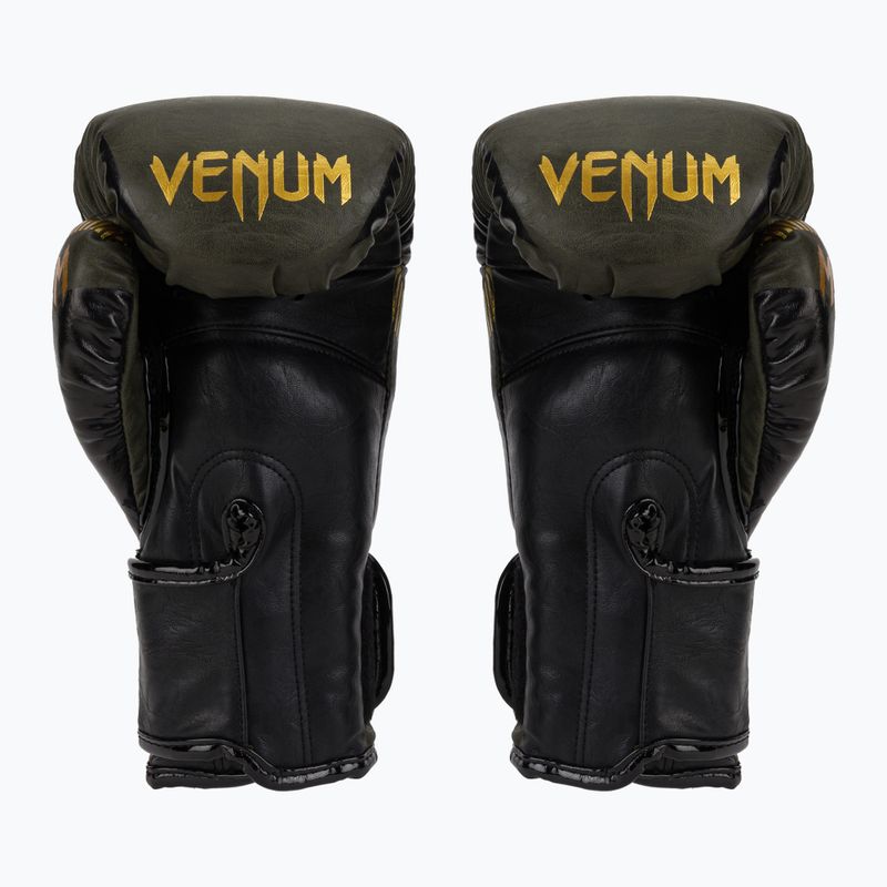 Rękawice bokserskie Venum Impact zielone 03284-230 2