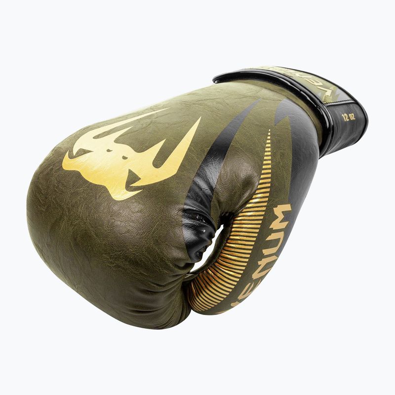 Rękawice bokserskie Venum Impact zielone 03284-230 12
