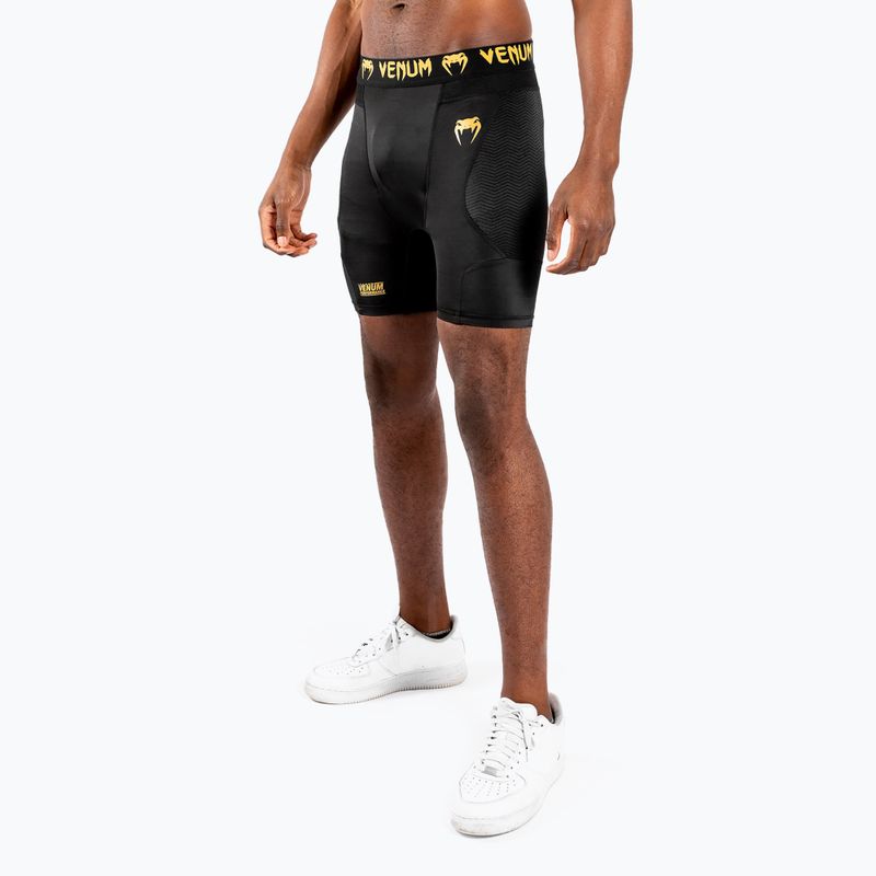 Spodenki treningowe męskie Venum G-Fit Compression black/gold 3