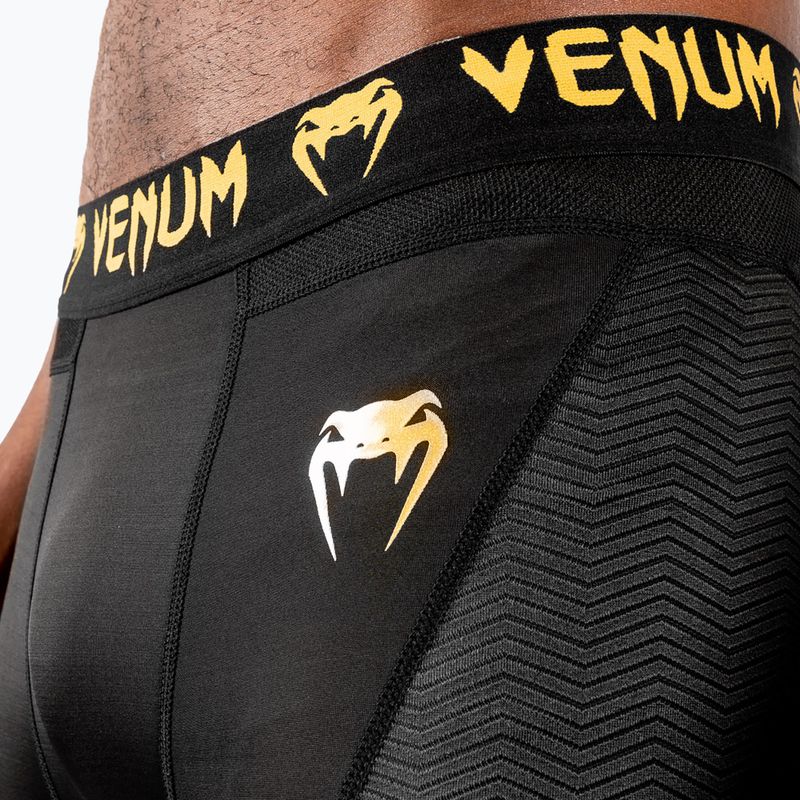 Spodenki treningowe męskie Venum G-Fit Compression black/gold 5