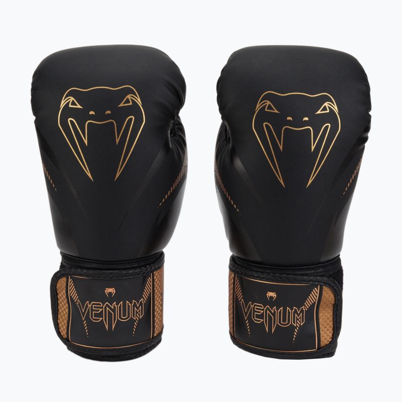 Rękawice bokserskie Venum Impact brązowe VENUM-03284-137