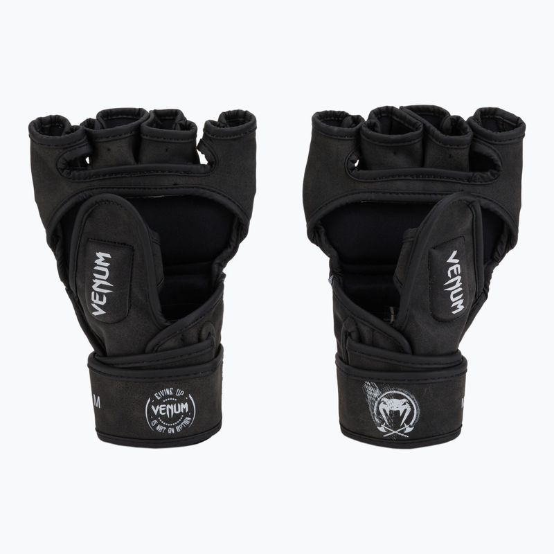Rękawice grapplingowe męskie Venum GLDTR 4.0 czarno-białe VENUM-04166 2