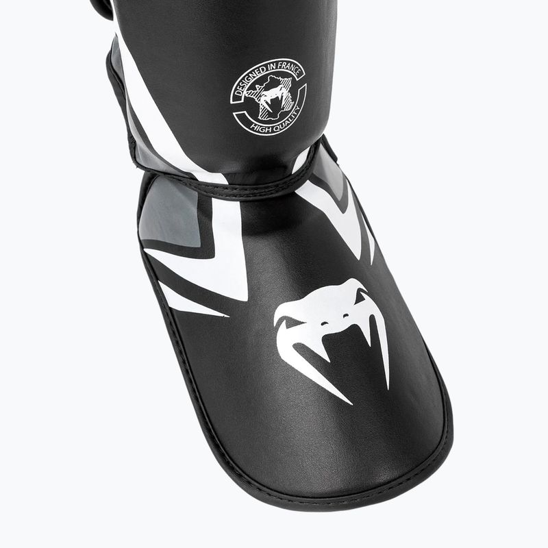 Ochraniacze piszczeli i stóp Venum Contender 2.0 black/grey/white 3
