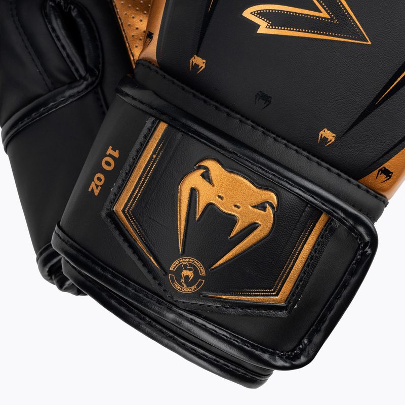 Rękawice bokserskie Venum Elite Evo black/bronze 5