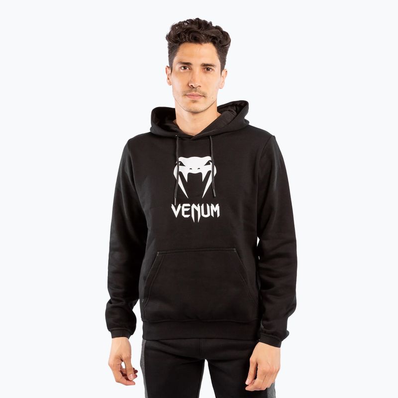 Bluza męska Venum Classic Hoodie black/white