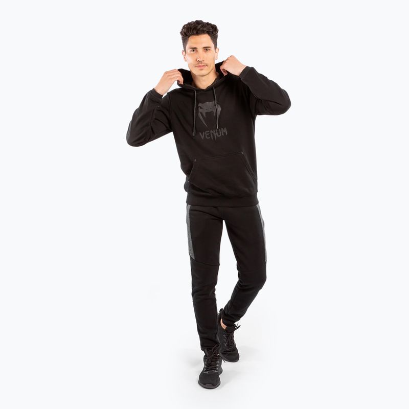 Bluza męska Venum Classic Hoodie black/black 2