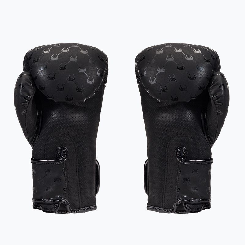 Rękawice bokserskie Venum Impact Monogram czarno-złote VENUM-04586-537 2