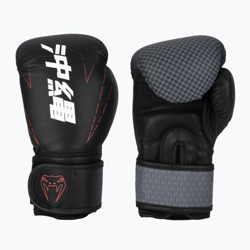 Rękawice bokserskie dziecięce Venum Okinawa 3.0 black/red