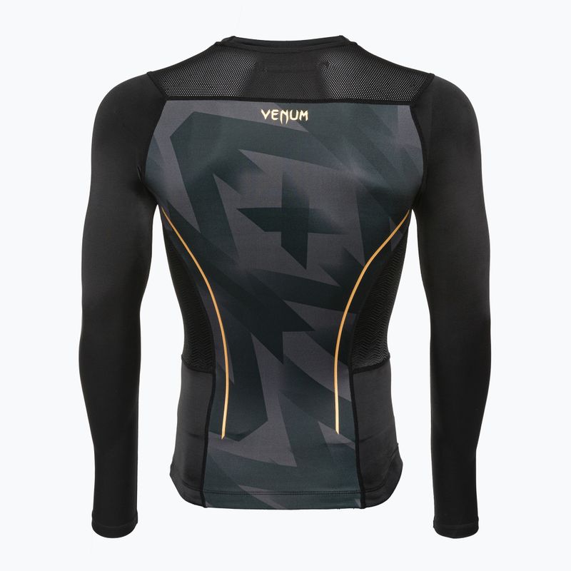 Rashguard longsleeve męski Venum Razor Rashguard black/gold 8