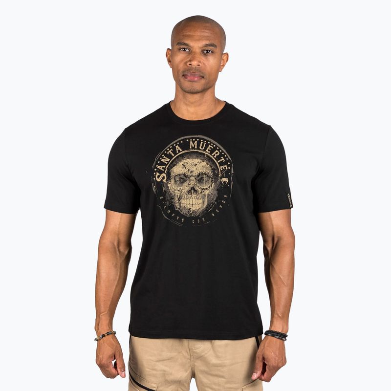 Koszulka męska Venum Santa Muerte Dark Side black/brown
