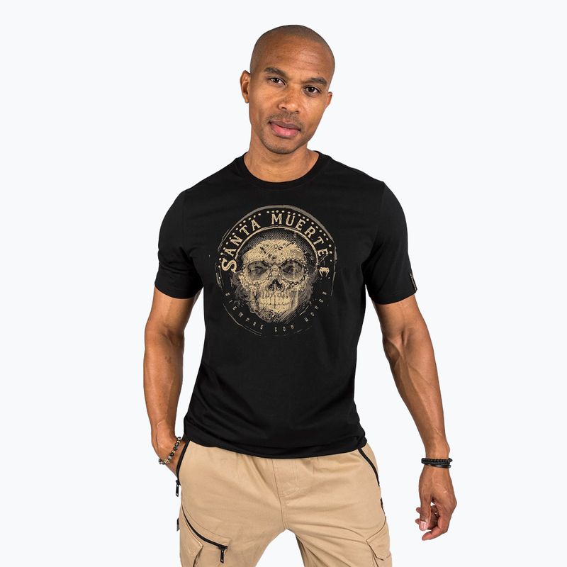 Koszulka męska Venum Santa Muerte Dark Side black/brown 5