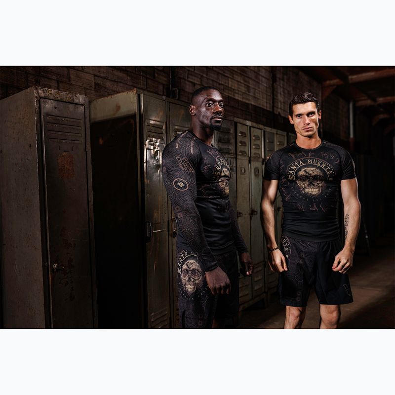 Rashguard longsleeve męski Venum Santa Muerte Dark Side black/brown 7