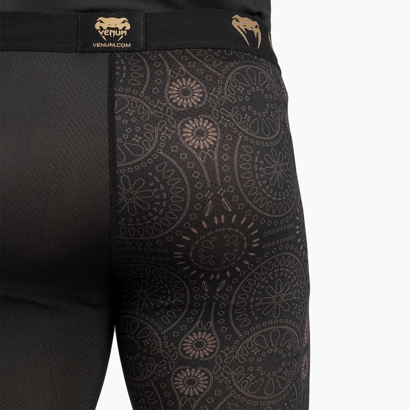 Legginsy męskie Venum Santa Muerte Dark Side Spats black/brown 10