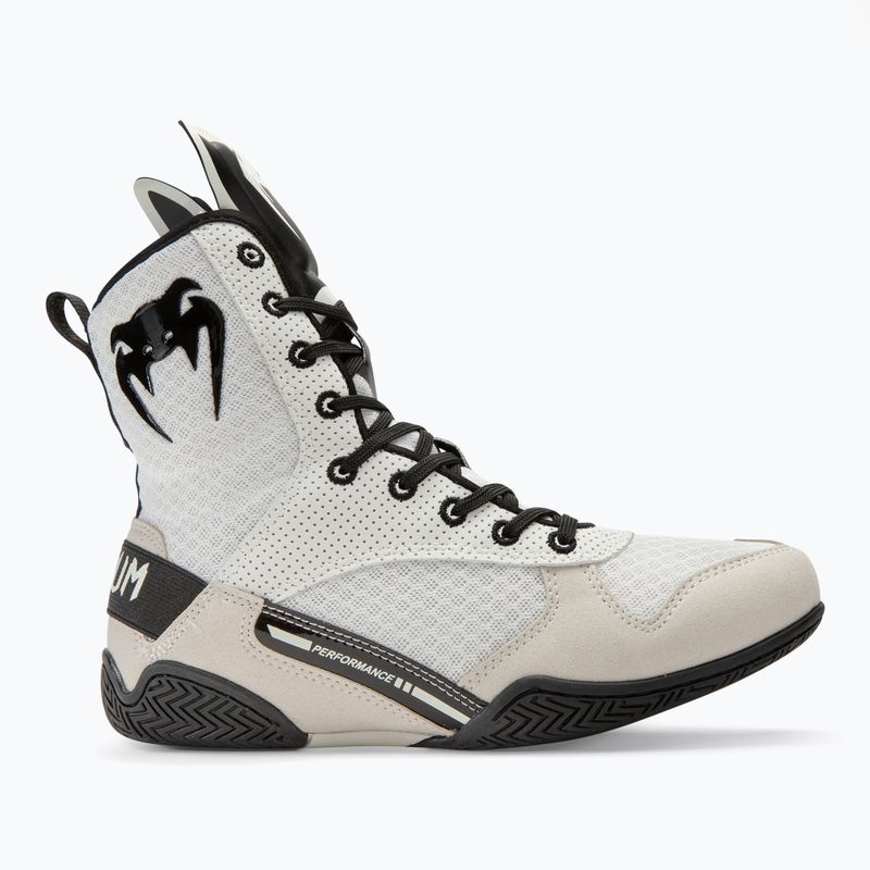 Buty bokserskie Venum Elite Boxing white/black 2