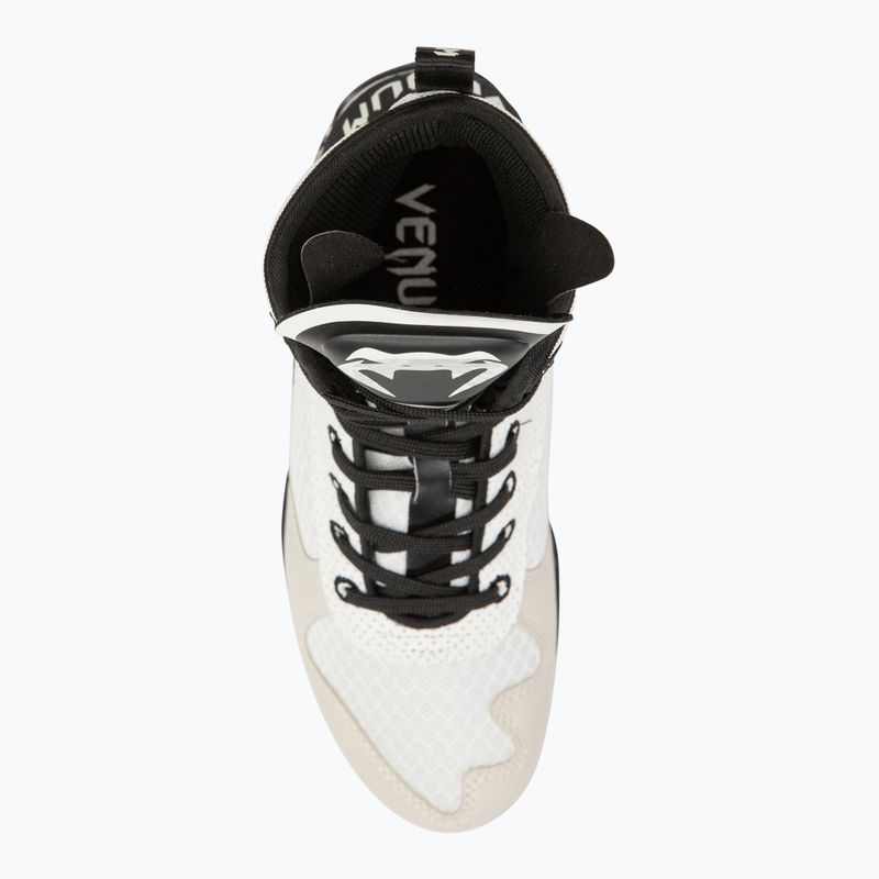 Buty bokserskie Venum Elite Boxing white/black 5