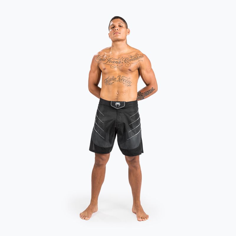 Spodenki treningowe męskie Venum Biomecha Fightshorts black/grey 2