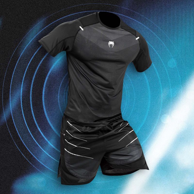 Koszulka męska Venum Biomecha Dry Tech black/grey 7