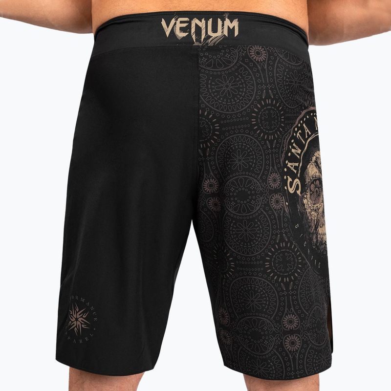 Spodenki treningowe męskie Venum Santa Muerte Dark Side Fightshorts black/brown 6