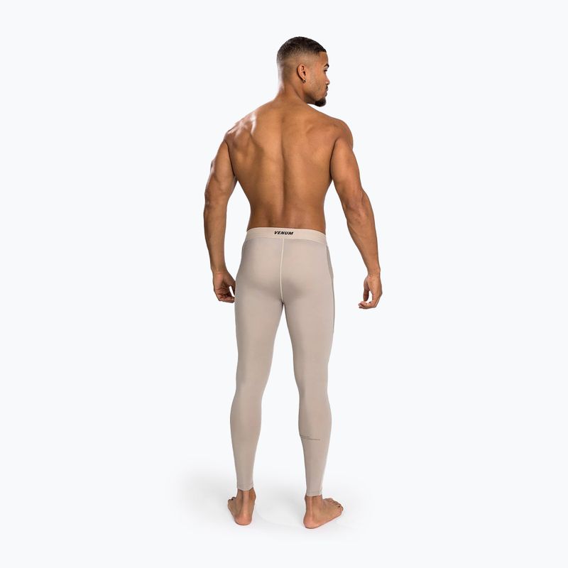 Legginsy treningowe męskie Venum G-Fit Air Spats sand 2