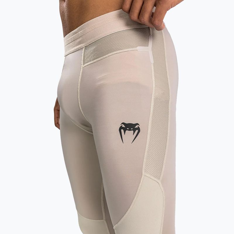 Legginsy treningowe męskie Venum G-Fit Air Spats sand 5