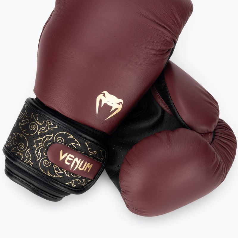 Rękawice bokserskie Venum Power 2.0 burgundy/black 4