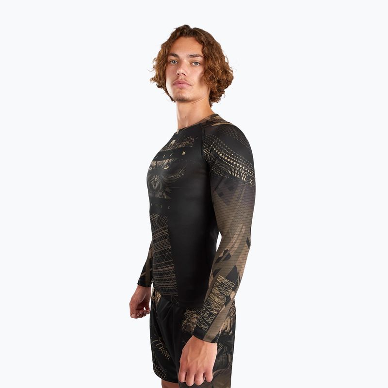 Rashguard męski Venum Gorilla Jungle Rashguard sand/black 5