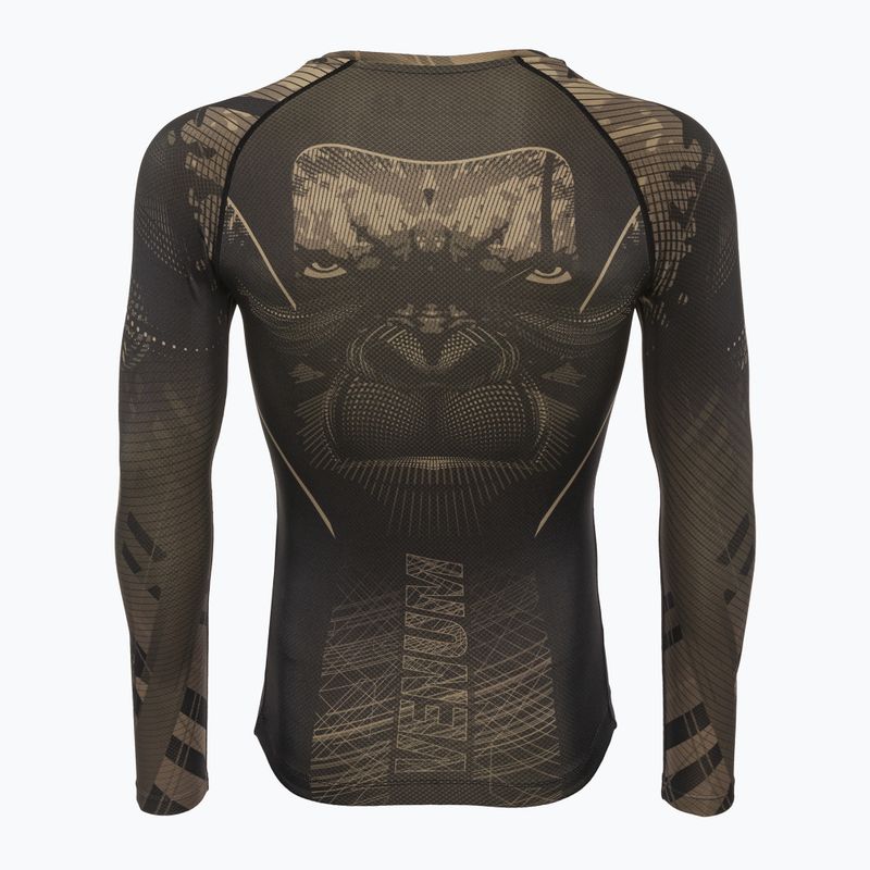 Rashguard męski Venum Gorilla Jungle Rashguard sand/black 10