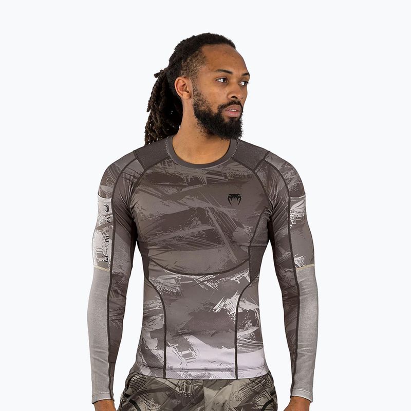 Longsleeve męski Venum Electron 3.0 Rashguard sand
