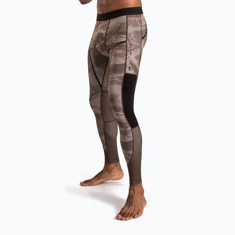 Legginsy męskie Venum Electron 3.0 Spats sand 5