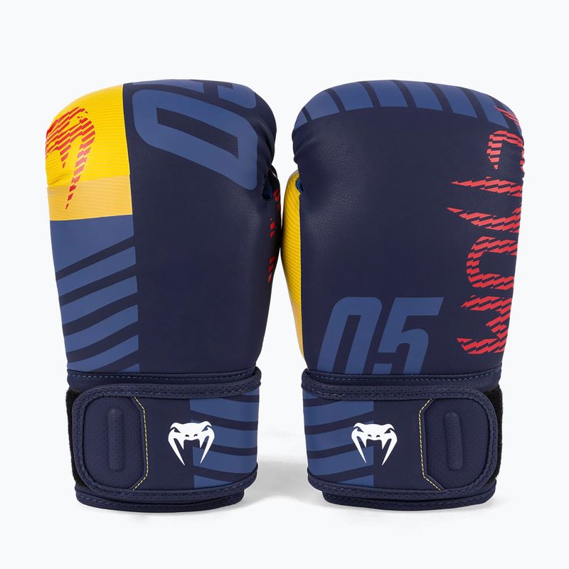 Rękawice bokserskie męskie Venum Sport 05 Boxing blue/yellow 4