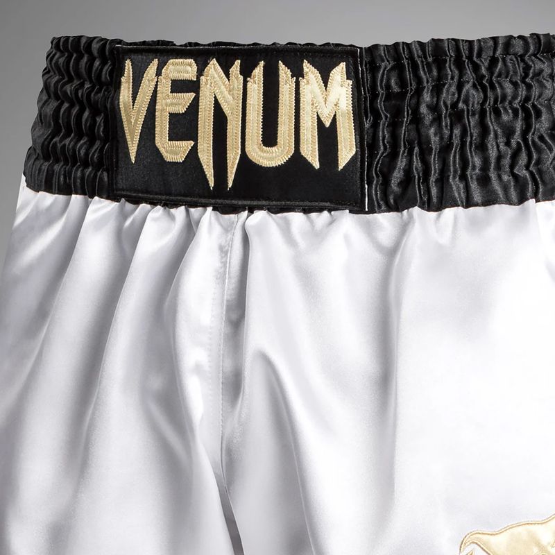 Spodenki treningowe męskie Venum Classic Muay Thai white/gold/black 4