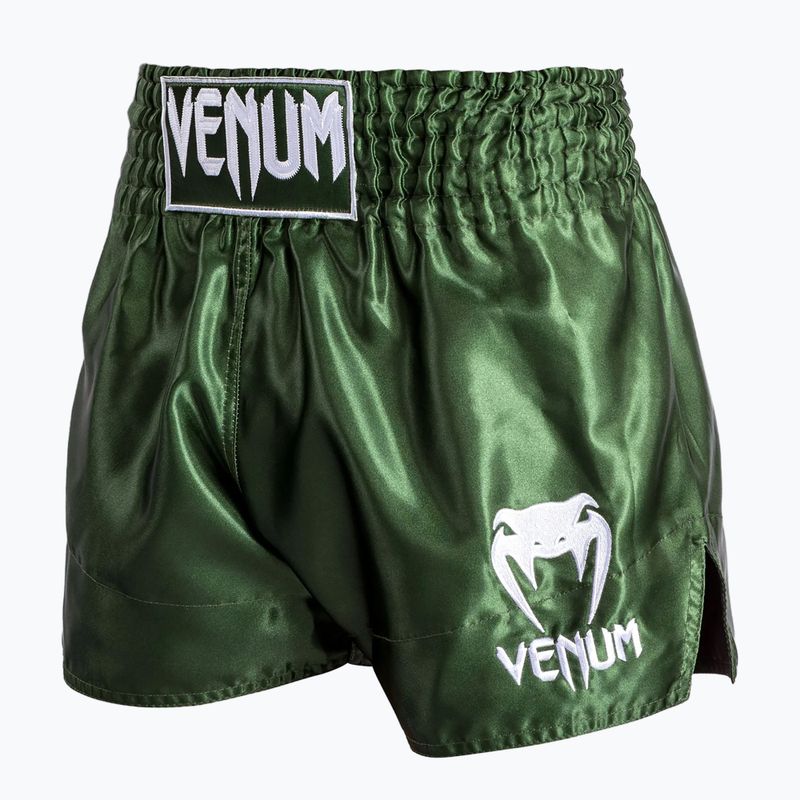 Spodenki treningowe męskie Venum Classic Muay Thai khaki/white 3