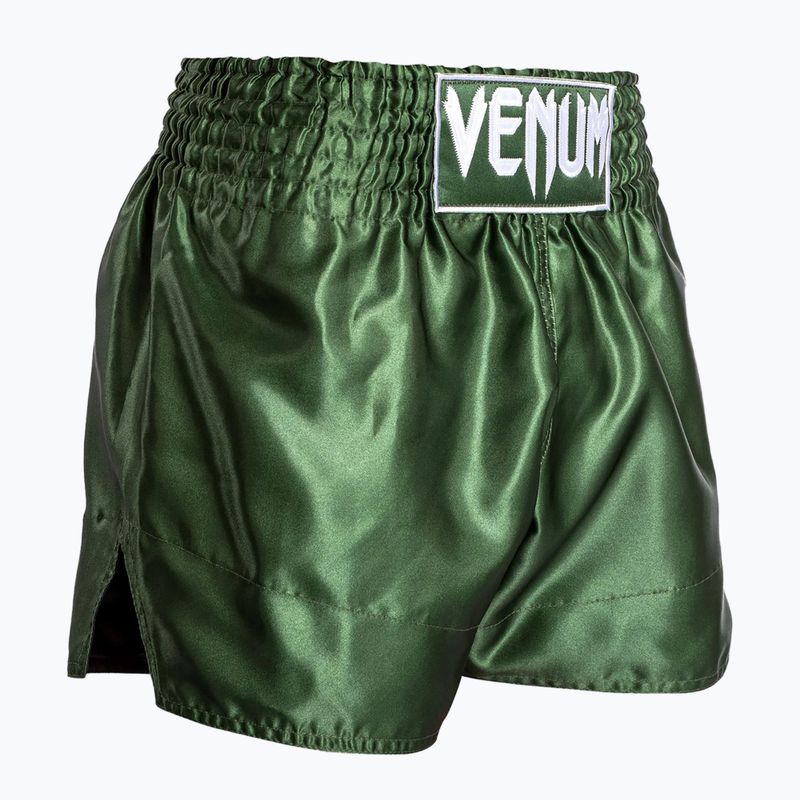 Spodenki treningowe męskie Venum Classic Muay Thai khaki/white 4