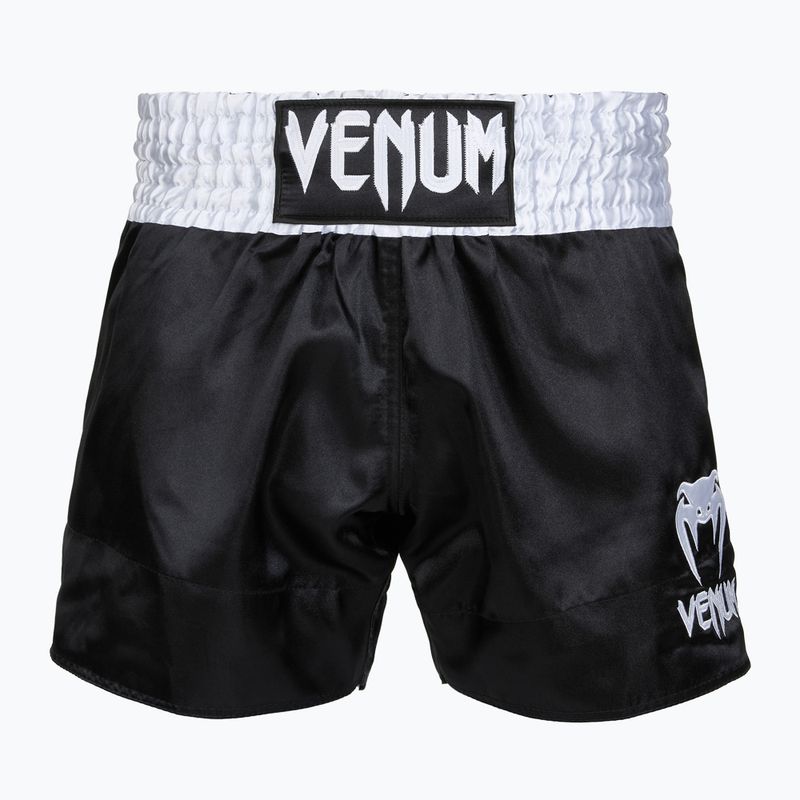 Spodenki treningowe męskie Venum Classic Muay Thai black/white/gold