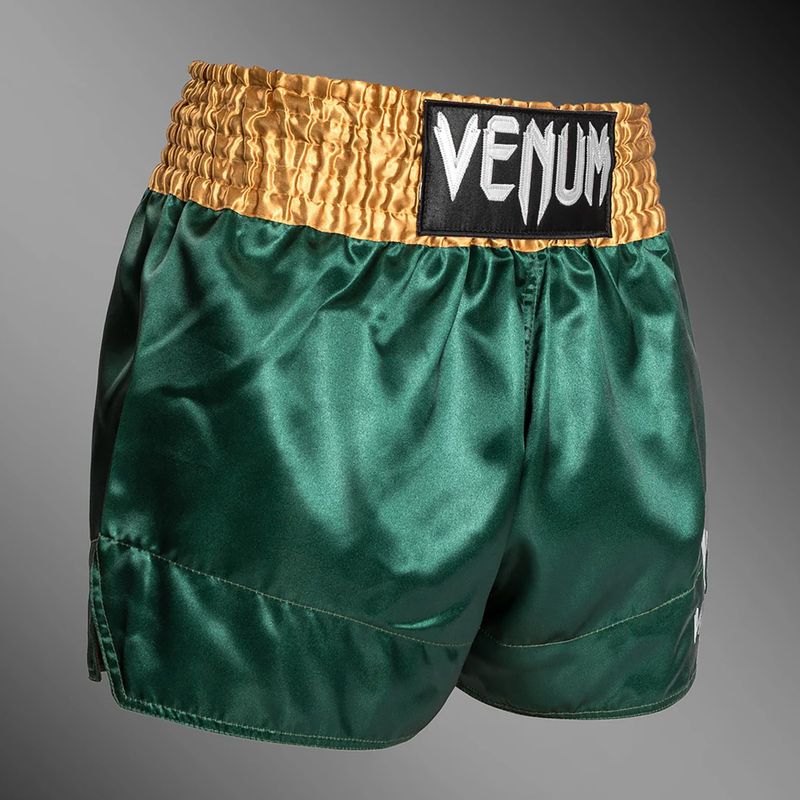 Spodenki treningowe męskie Venum Classic Muay Thai green/gold/white 4