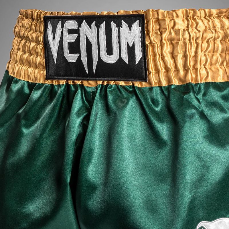 Spodenki treningowe męskie Venum Classic Muay Thai green/gold/white 6
