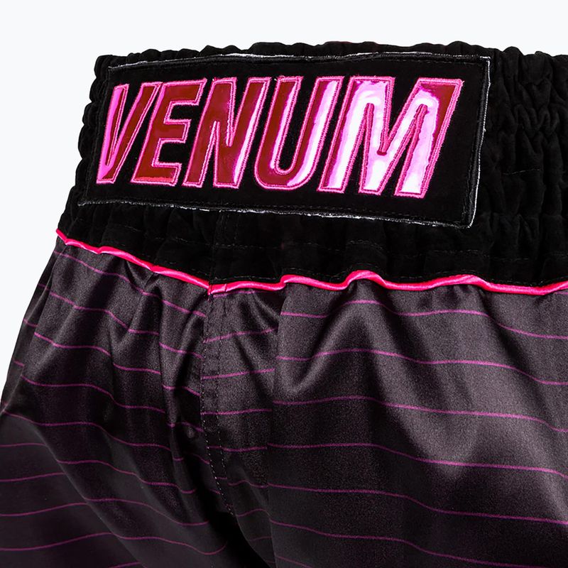 Spodenki treningowe Venum Attack Muay Thai black/pink 5