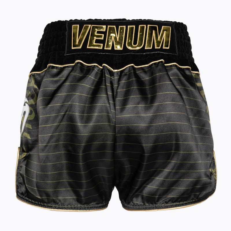 Spodenki treningowe Venum Attack Muay Thai black/gold 2