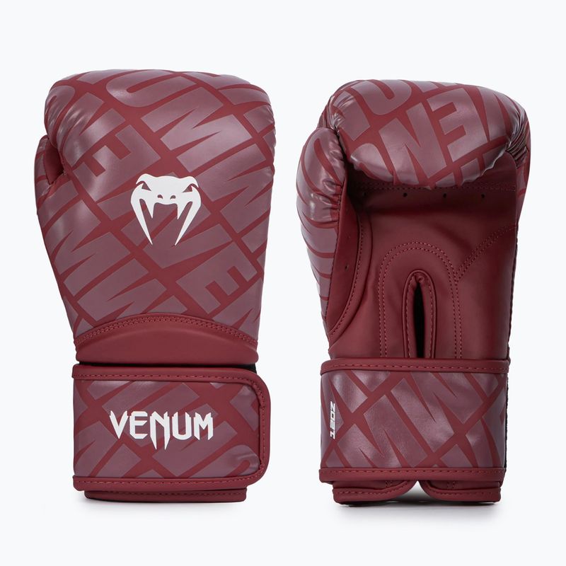 Rękawice bokserskie Venum Contender 1.5 XT Boxing burgundy/white