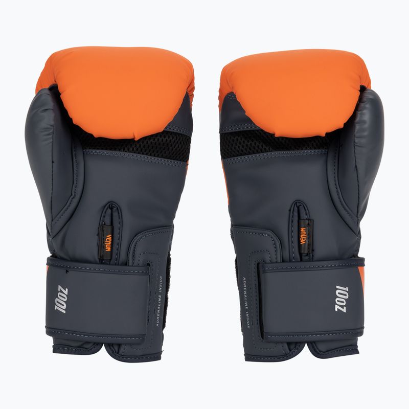 Rękawice bokserskie męskie Venum Challenger 4.0 navy blue/orange 2