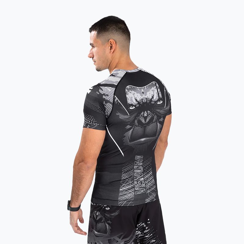 Rashguard męski Venum Gorilla Jungle Rashguard black/white 3