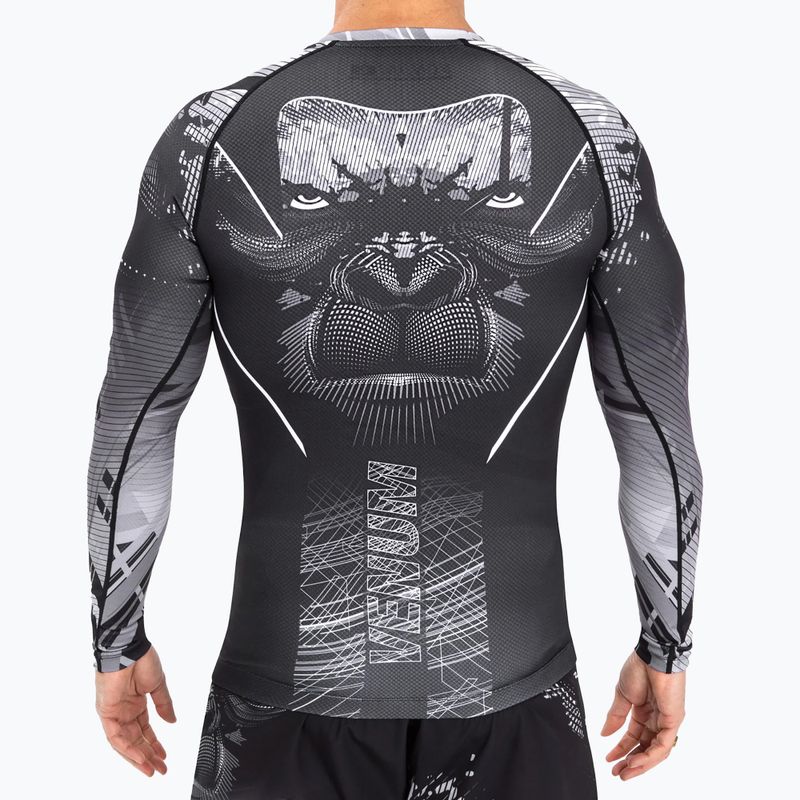 Rashguard męski Venum Gorilla Jungle Rashguard black/white 5